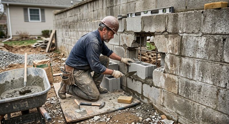 Block Masonry Repair in Los Angeles County, CA