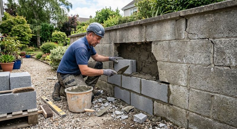 Block Wall Repair in El Monte, CA