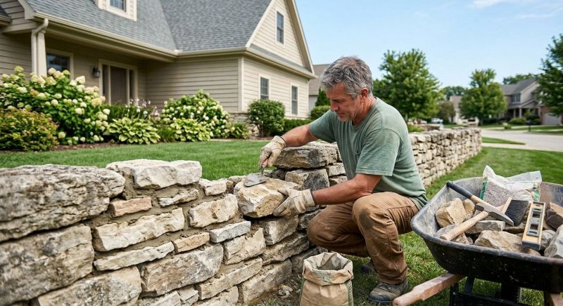 Brick Fence Repair in Los Angeles County, CA