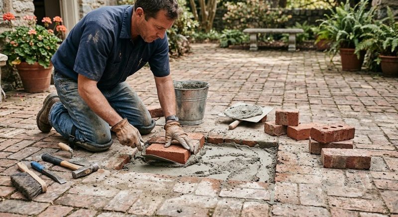 Brick Flatwork Repair in La Canada Flintridge, CA