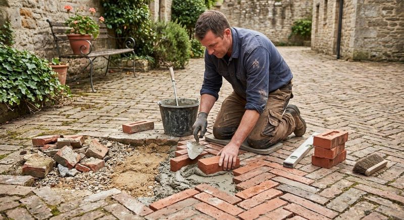 Brick Flatwork Repair in Monrovia, CA