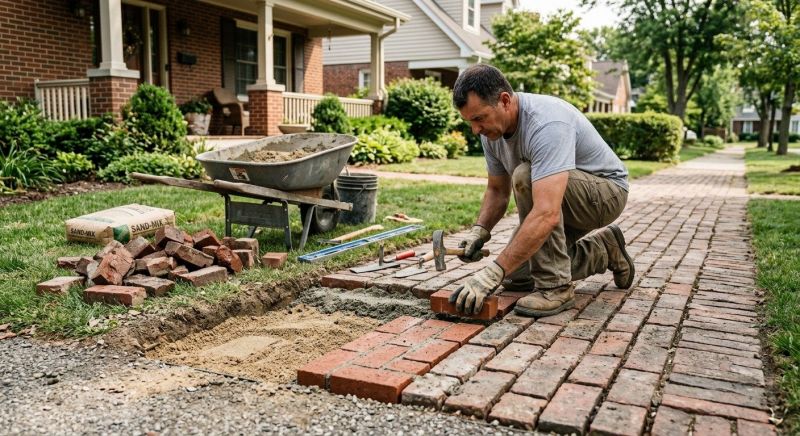 Brick Flatwork Repair in Montrose, CA