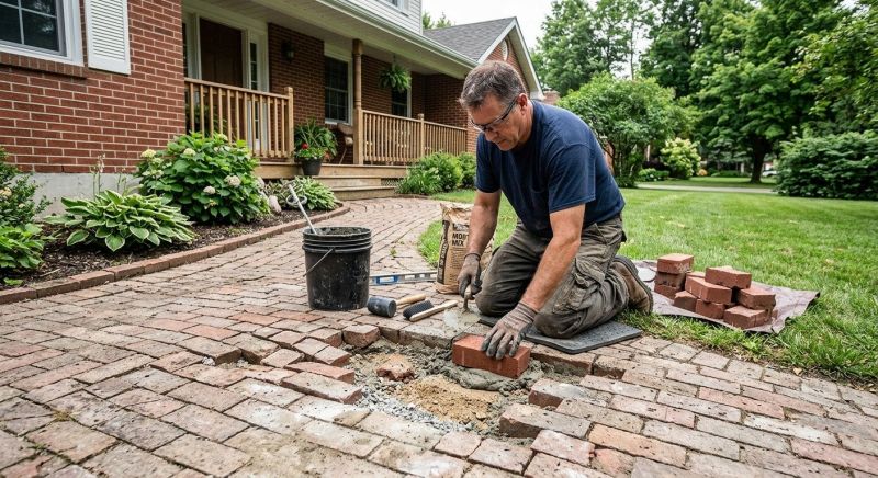 Brick Flatwork Repair in Orange County, CA