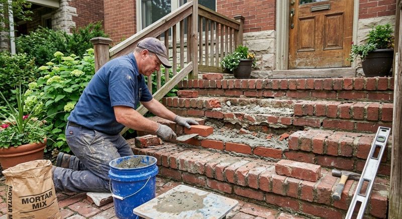 Brick Pathway Repair in Los Angeles County, CA