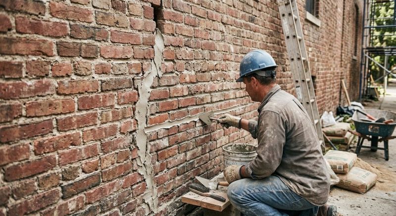 Brick Wall Repair in Bell, CA