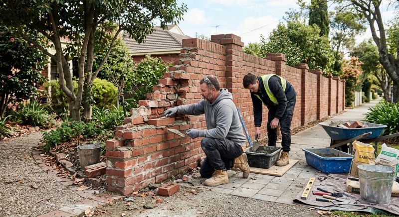 Brick Wall Repair in Hacienda Heights, CA
