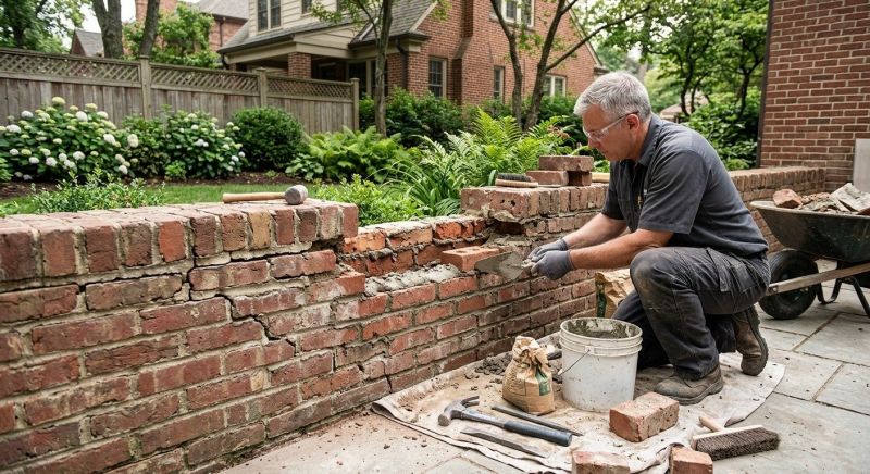 Brick Wall Repair in Huntington Park, CA