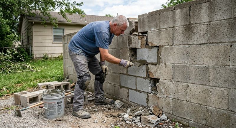 Concrete Block Repair in Manhattan Beach, CA