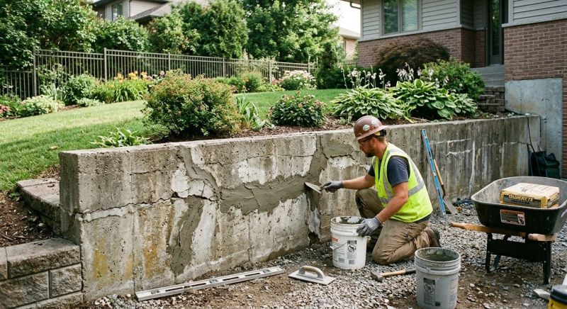 Retaining Wall Repair in Orange, CA