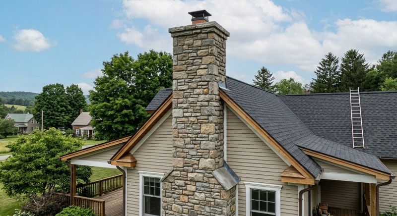 Stone Chimney Installation in Montrose, CA