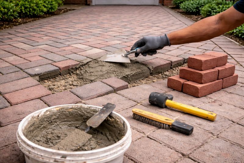 Stone Driveway Repair in Los Angeles County, CA