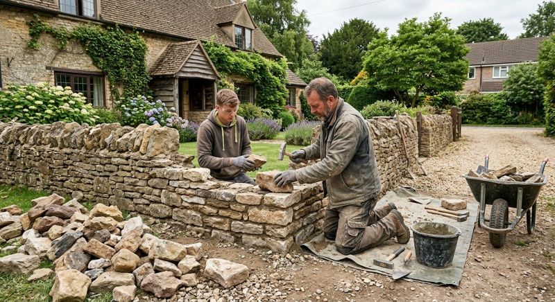 Stone Wall Repair in Arcadia, CA