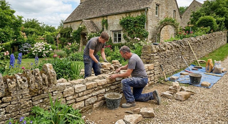 Stone Wall Repair in Rosemead, CA